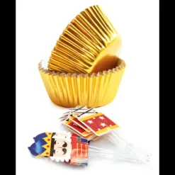 24 Caissettes Cupcakes + 24 Cake Toppers Casse Noisette Scrapcooking