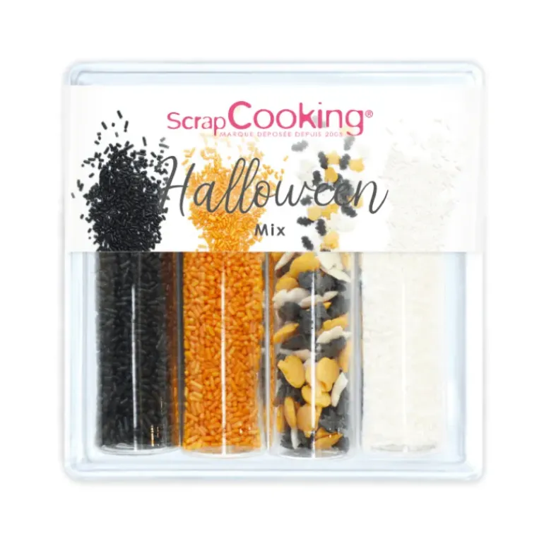 4 Décors en Sucre Halloween Mix 69 g Scrapcooking