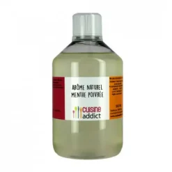 Arôme Alimentaire Naturel Menthe Poivrée 500ml Cuisineaddict
