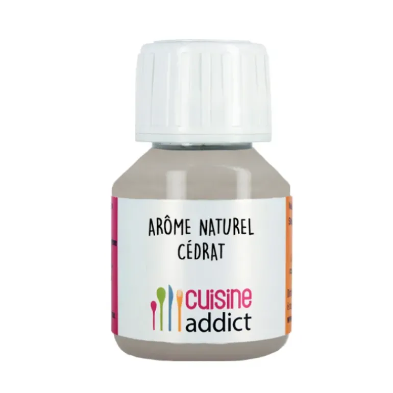 Arôme alimentaire naturel Cedrat 58ml Cuisineaddict