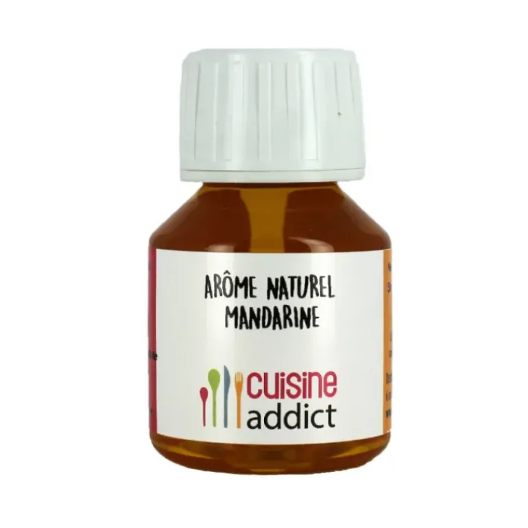 Arôme Alimentaire Naturel Mandarine 58 ml Cuisineaddict