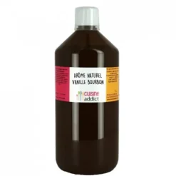 Arôme Alimentaire Naturel Vanille Bourbon 200 g 1 L Cuisineaddict