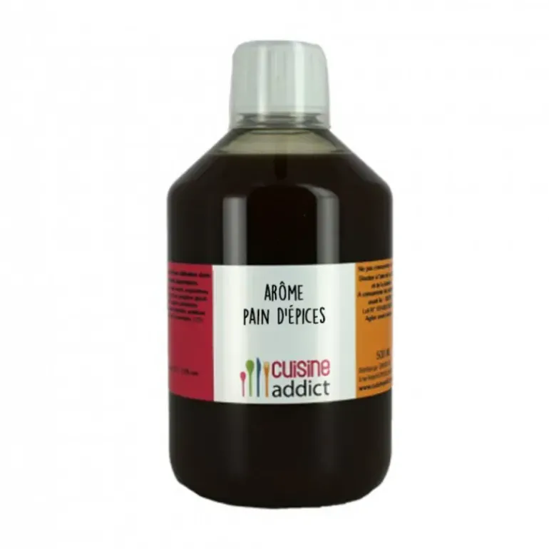 Arôme Alimentaire Pain d'Épices 500 ml Cuisineaddict