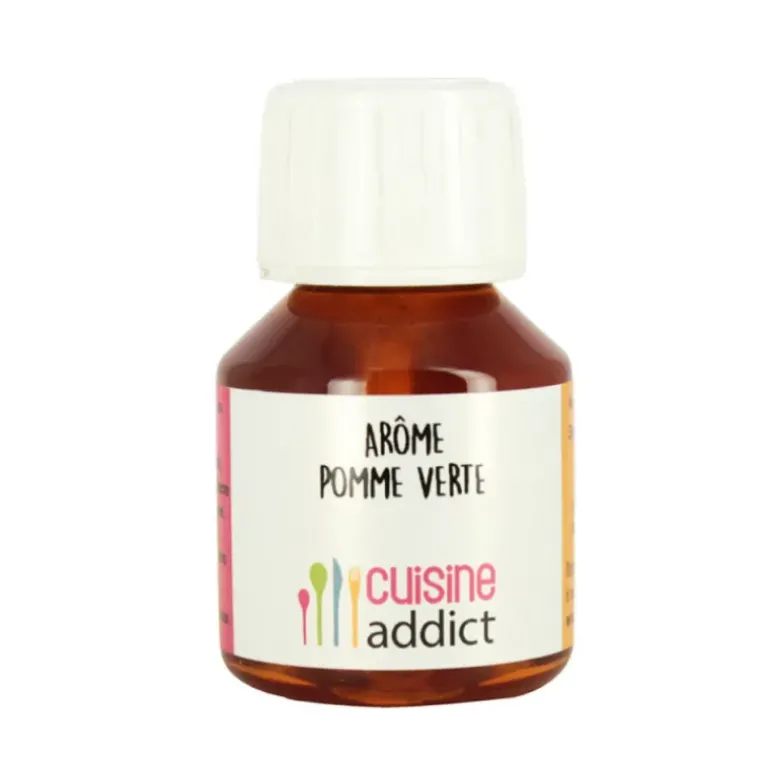 Arôme Alimentaire Pomme Verte 58ml Cuisineaddict