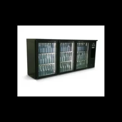 Arrière Bar Réfrigéré Ecoline 505 L 3 Portes Vitrées Gamko