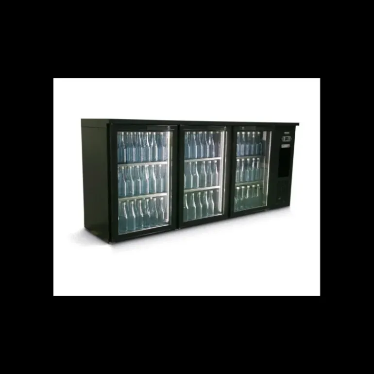 Arrière Bar Réfrigéré Ecoline 505 L 3 Portes Vitrées Gamko