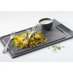 Assiette à Steak Ardoise 33 x 22 cm Basalt Revol
