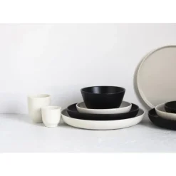 Assiette Creuse Porcelaine Noire 27 cm Adélie Revol