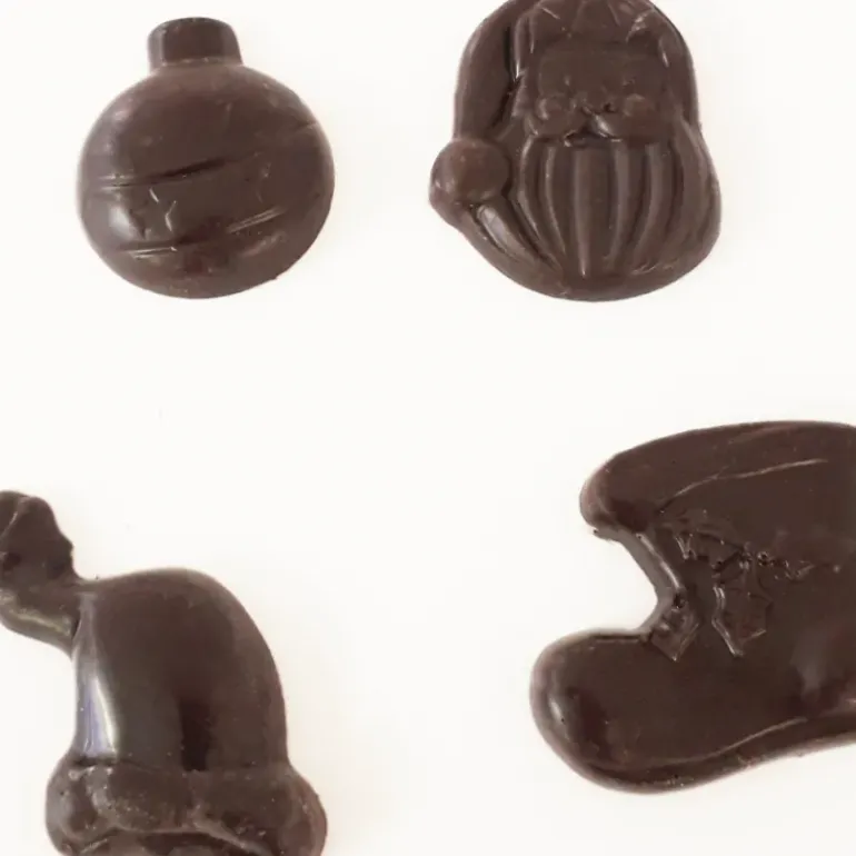 Assortiment Friture Noël en Chocolat Noir 1 kg Coulois
