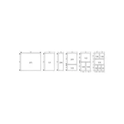 Bac Gastronorme Inox GN 2/1 H 15cm Matfer Bourgeat