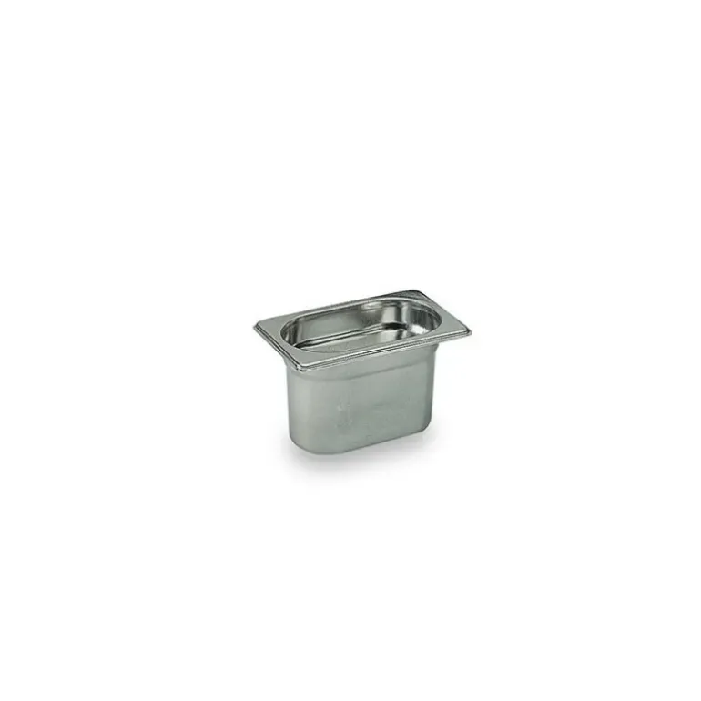 Bac Gastronorme Inox GN 1/9 H 6.5cm Matfer Bourgeat