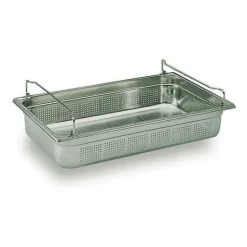 Bac Gastronorme Perforé Anses Panier Inox GN 1/1 H 20cm Matfer Bourgeat
