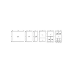 Bac Gastronorme Perforé Inox GN 1/1 H 10cm Matfer Bourgeat