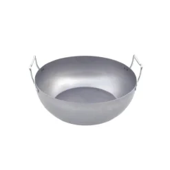 Bassine à Friture bombée en tôle 32 cm De Buyer