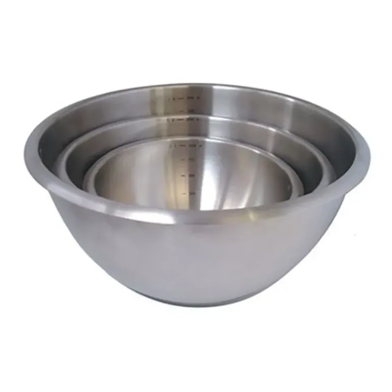 Bassine Demi-Sphérique Inox et Fond Silicone Ø 20 cm De Buyer