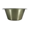Bassine Pâtissière Ø 18 cm fond plat inox