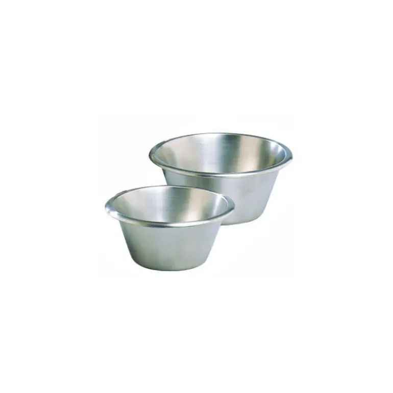 Bassine Pâtissière Ø 16 cm fond plat Inox