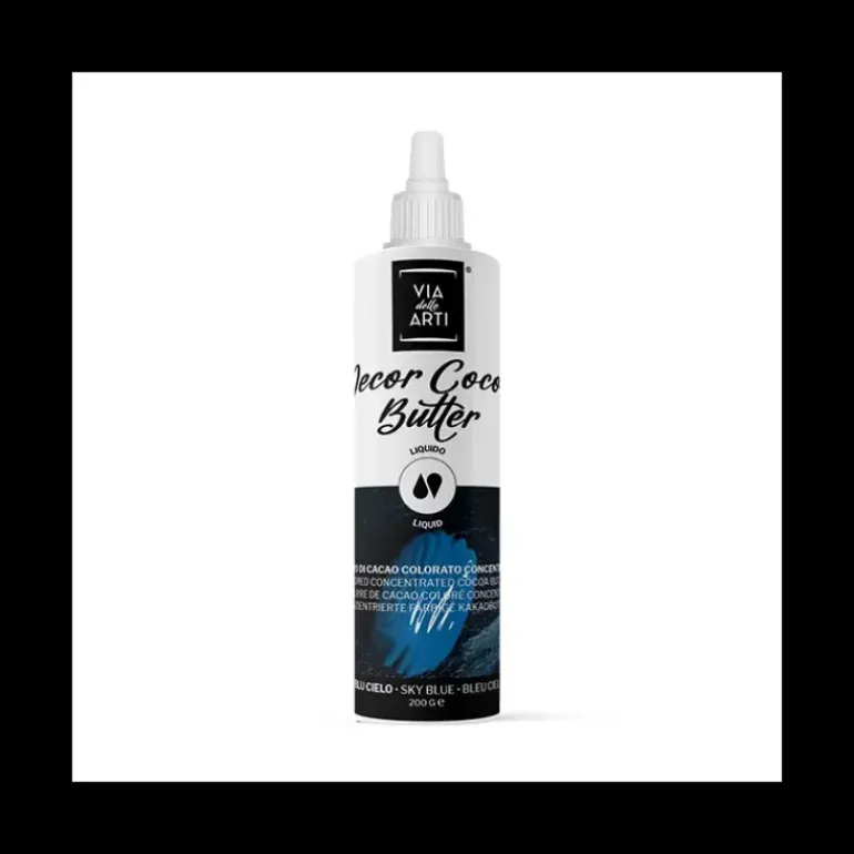 Beurre de Cacao Coloré Bleu 200 g Via delle Arti