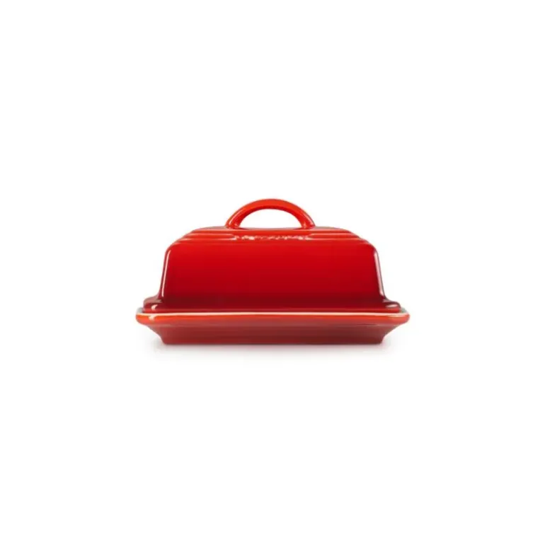 Beurrier Céramique avec Couvercle Cerise Le Creuset