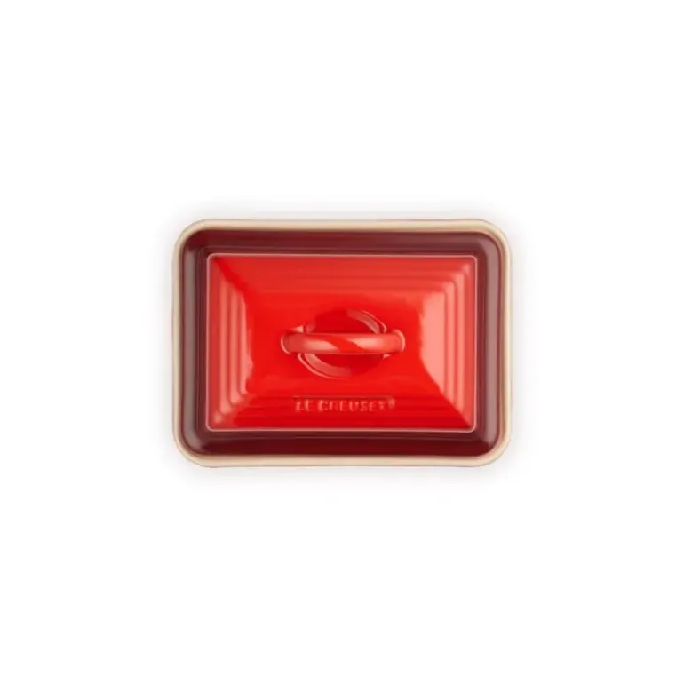 Beurrier Céramique avec Couvercle Cerise Le Creuset