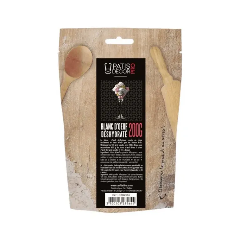 Blanc d’Œuf en Poudre 200 g Patisdécor