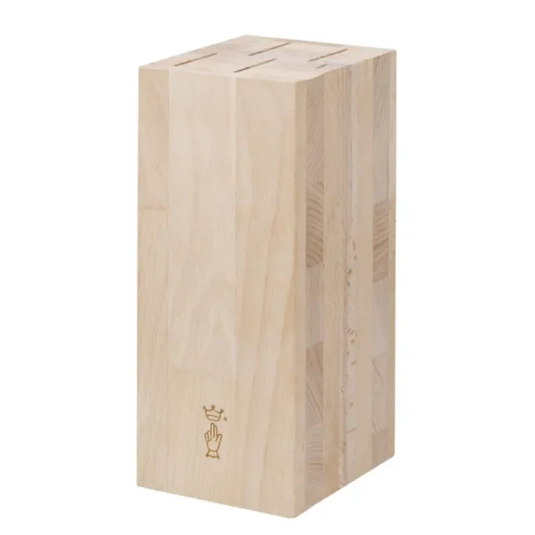 Bloc à Couteaux Hêtre pour 5 Couteaux Opinel
