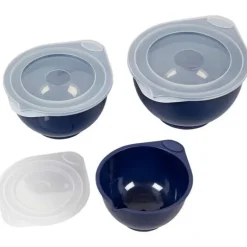 Bol Plastique avec Couvercle 0,95 L / 1,89 L / 2,84 L (x3) Wilton