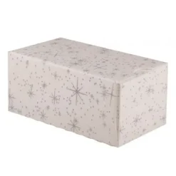 Boîte à Bûche Isotherme 35x11cm Étoiles (x25)