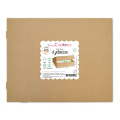 Boîte à Gâteau en Carton 32 x 32 x 8 cm (x2 ) Scrapcooking