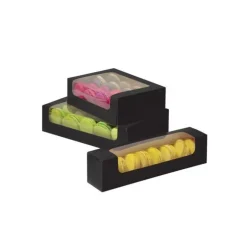 Boîte 16 Macarons avec Fenêtre 17,5 cm
