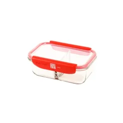 Boîte de Conservation Connectée avec Compartiments 1 L Rouge Stor'eat Mastrad