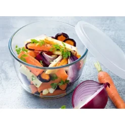 Boîte de Conservation en Verre Ronde 15 cm 1,1 L Cook & Store Pyrex