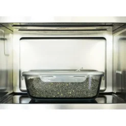 Boîte de Conservation en Verre Rectangle 2,25 L Pebbly