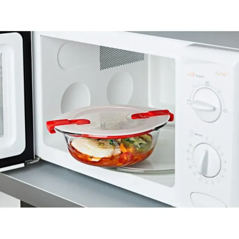 Boîte de Conservation en Verre Ronde 14 cm 0,35 L Cook & Heat Pyrex