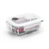Boîte de Conservation en Verre Rectangle 400 ml Pebbly