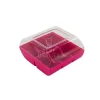 Boîte Fuchsia pour 6 Macarons Gatodéco