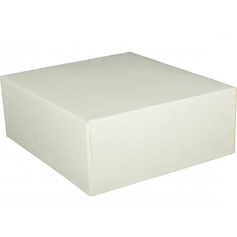 Boîte pâtissière blanche - 29 x H 5 cm - (x50)