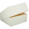 Boîte pâtissière blanche - 18 x H 5 cm - (x50)