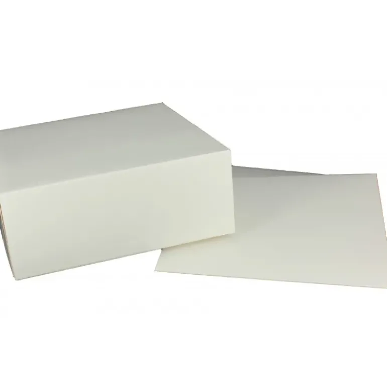Boîte pâtissière blanche - 25 x H 8 cm - (x50)