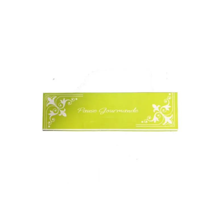 Boîte pâtissière Pause Gourmande - 18 x H 5 cm - (x50)