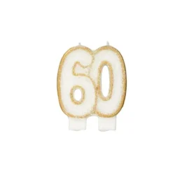 Bougie Anniversaire 60 ans Gatodéco
