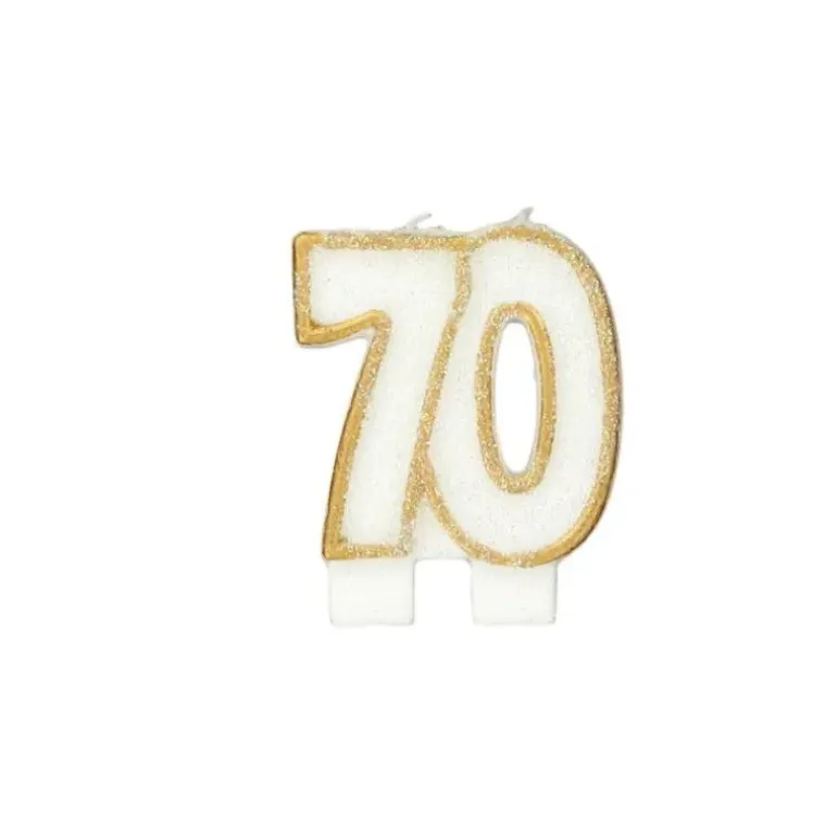 Bougie Anniversaire 70 ans Gatodéco