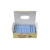 Bougies d'anniversaire torsadées bleues (x48)
