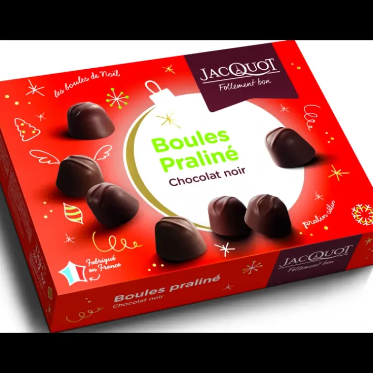 Boules Praliné Chocolat Noir 1 kg Jacquot