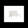 Canapé Conversationnel Blanc Glacier Toile Blanche Sunset Grosfillex