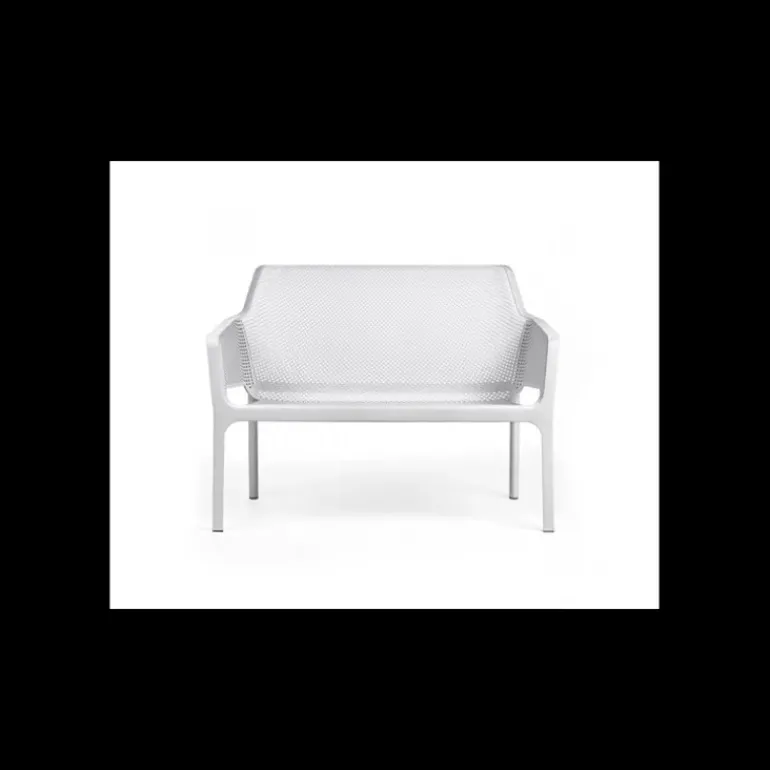 Canapé en Résine Blanc Net Bench Nardi