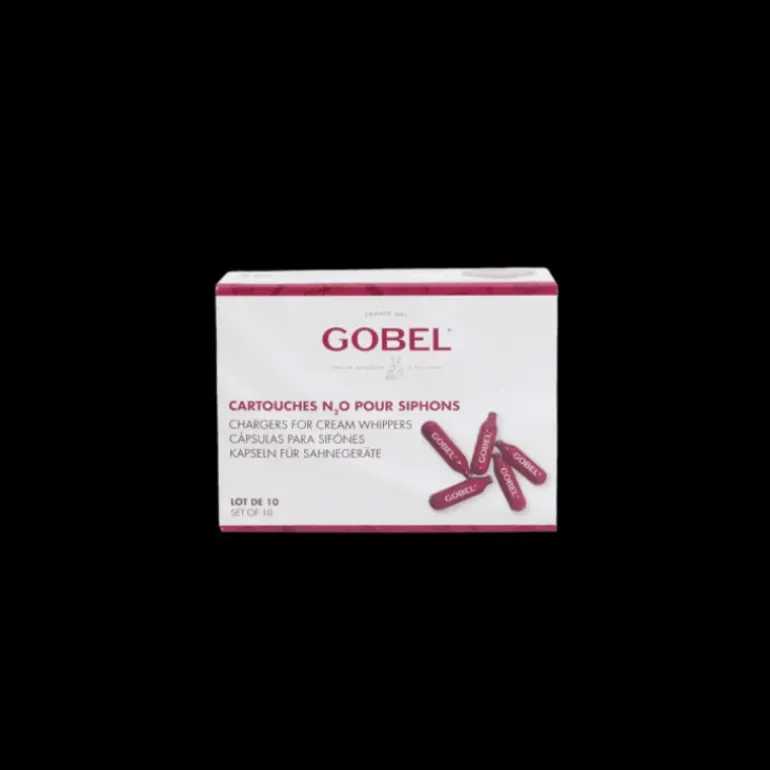 Cartouches de Gaz N₂0 pour Siphon (x10) Gobel