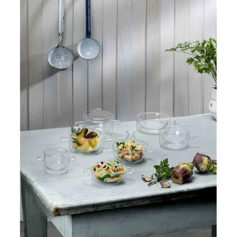 Casserole en Verre Double Paroi 25 cl (x2) Luigi Bormioli THERMIC GLASS