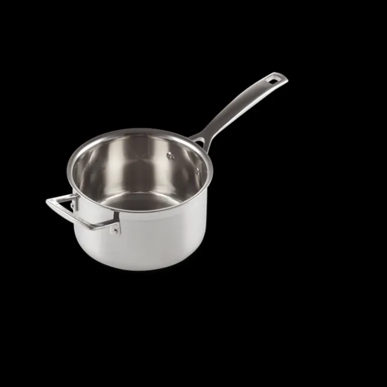 Casserole Inox avec Couvercle 18 cm Le Creuset