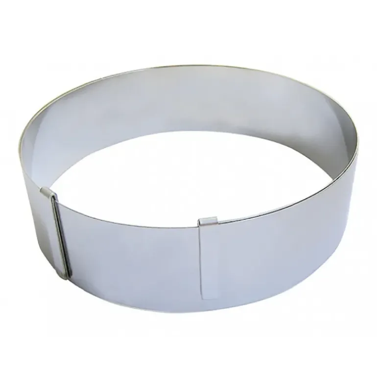 Cercle à entremets extensible 16 à 36 cm en inox de Buyer